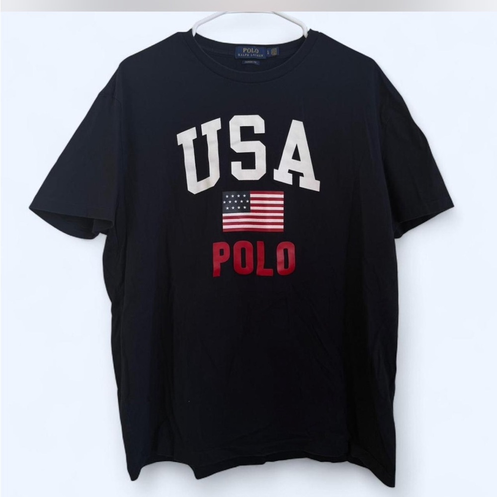 Ralph Lauren navy blue  USA Polo Graphic Tee
